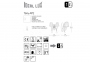 Бра TERRY AP2 Ideal Lux 112435 1