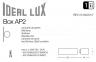 Светильник настенный BOX AP2 NERO Ideal Lux 009513 2