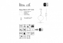 Підвісний світильник MAPA BIANCO SP1 D30 Ideal Lux 009087 1