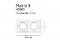 Точковий врізний світильник MATRIX II Maxlight H0060 0