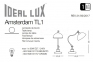 Лампа настільна AMSTERDAM TL1 CROMO Ideal Lux 131757 1