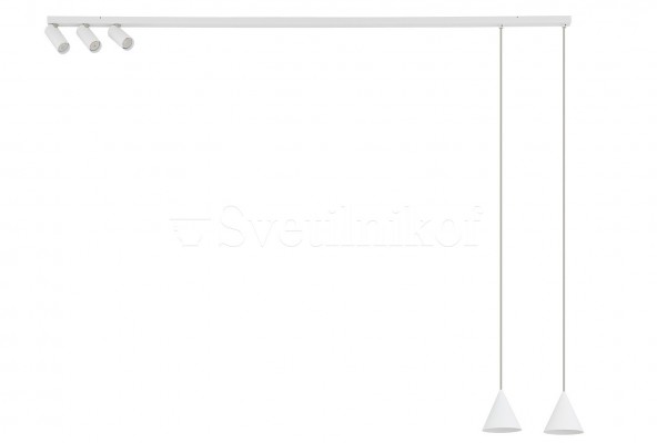 Комбінований світильник (спот + підвісний) FOURTY WH Nowodvorski 11446