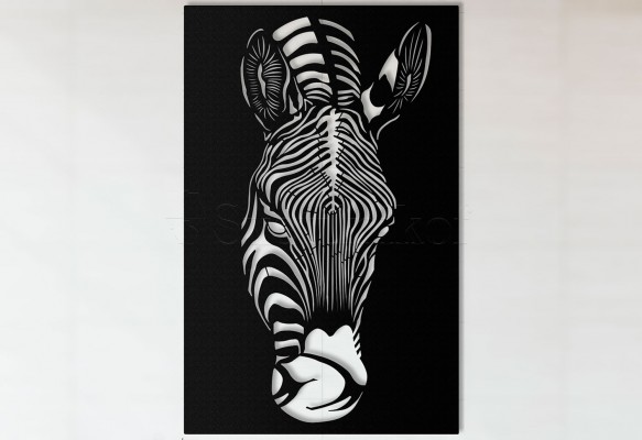 Арт-панель Zebra 50 cm Imperium Light 5551250.05.05