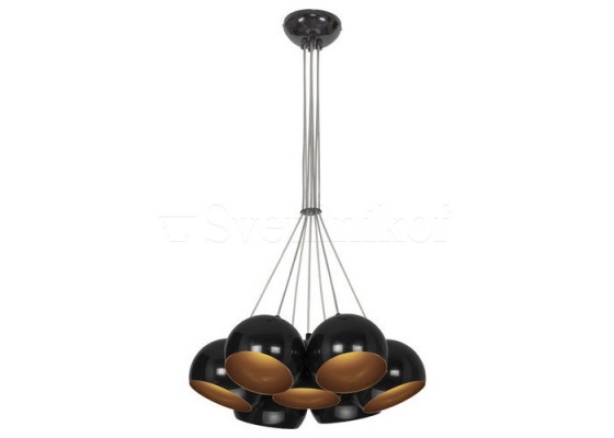 Підвісний світильник Nowodvorski BALL black/gold 7L 6588
