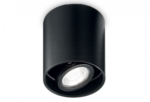 Точечный светильник MOOD PL1 SMALL ROUND BK Ideal Lux 243924