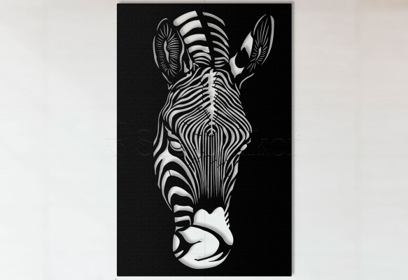 Арт-панель Zebra 70 cm Imperium Light 5551270.05.05