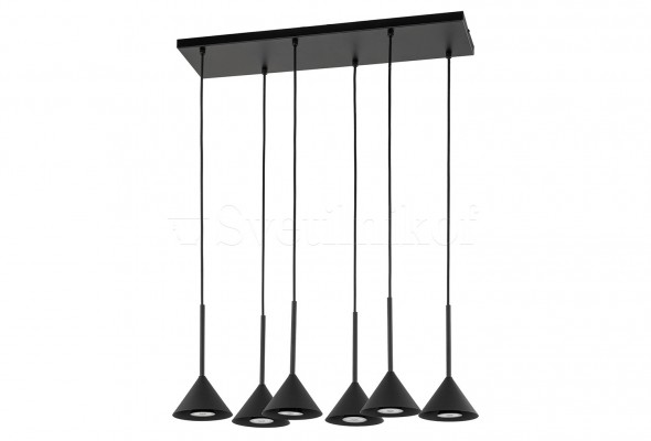 Подвесная люстра CONO mini 6 BK TK-Lighting 10306