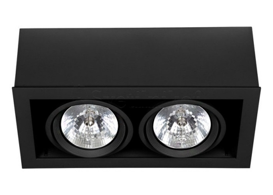 Точечный светильник Nowodvorski BOX black 2L 6458