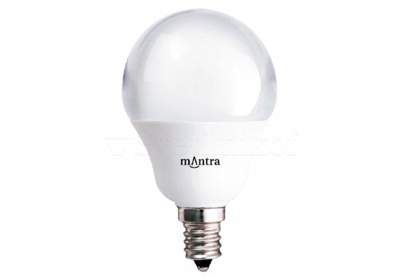 Лампа LED 5,5W E14 3000K Mantra R09117