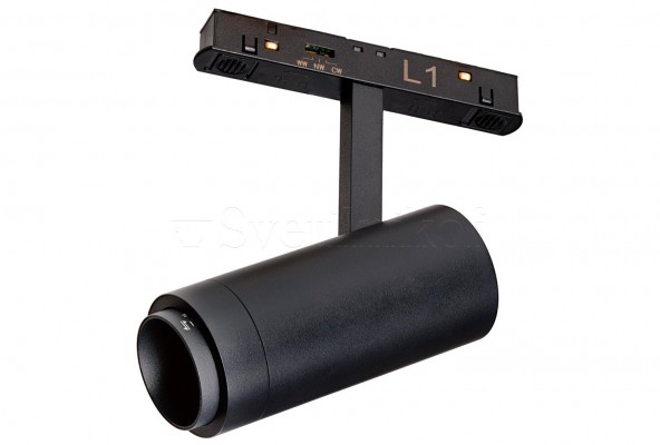 Магнітний трековий світильник ALFA OPTICA 12W CCT SWITCH DIM BK Azzardo AZ6256