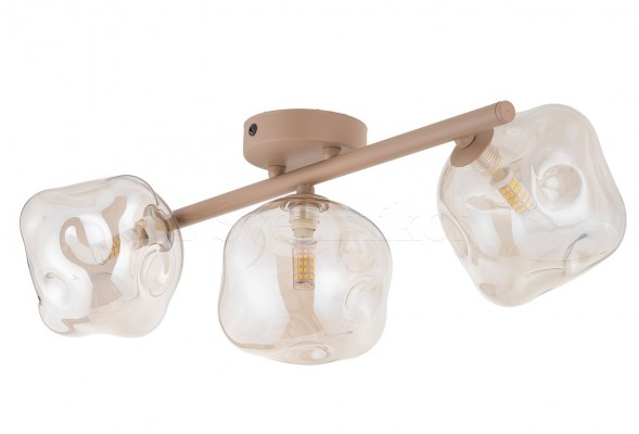 Стельова люстра LAVA 3 SAB TK-Lighting 11105