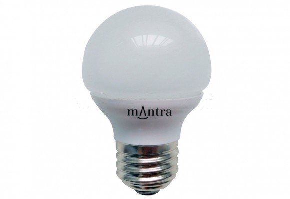 Лампа LED 5W E27 3000K Mantra R09120