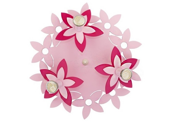 Дитячий плафон Nowodvorski FLOWERS  pink III 6895