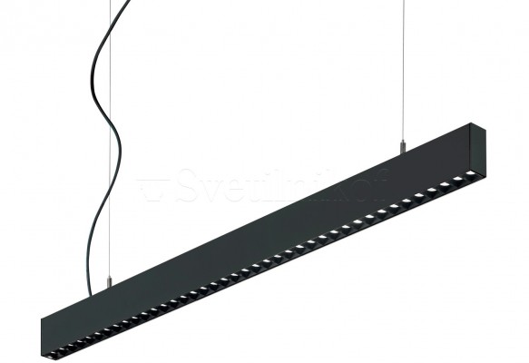 Подвесной линейный светильник Steel LED 3000K BK Ideal Lux 276649