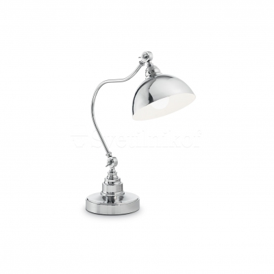Лампа настольная AMSTERDAM TL1 CROMO Ideal Lux 131757
