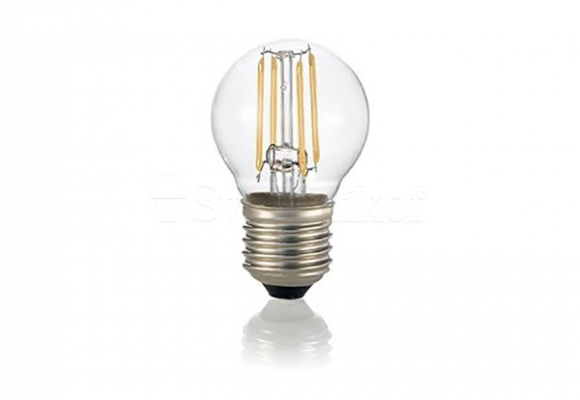 Лампа LED CLASSIC E27 4W SFERA TRASPARENTE 4000K Ideal Lux 153957