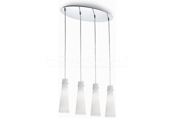 Подвесная люстра KUKY SP4 BIANCO Ideal Lux 053455