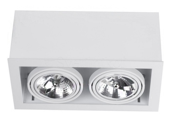 Точковий світильник Nowodvorski BOX white 2L 6456