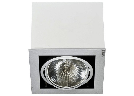 Точечный светильник Nowodvorski BOX white/grey 1L 5305