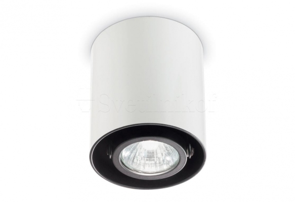 Точечный светильник MOOD PL1 SMALL ROUND BIANCO Ideal Lux 140841