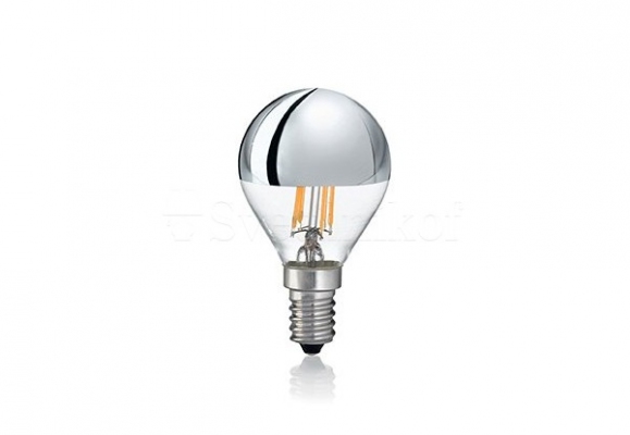 Лампа LED CLASSIC E14 4W SFERA CROMO 3000K Ideal Lux 101262
