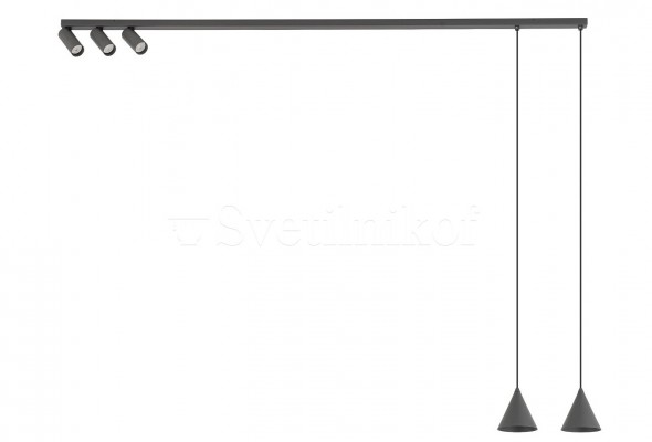 Комбінований світильник (спот + підвісний) FOURTY GR Nowodvorski 11472