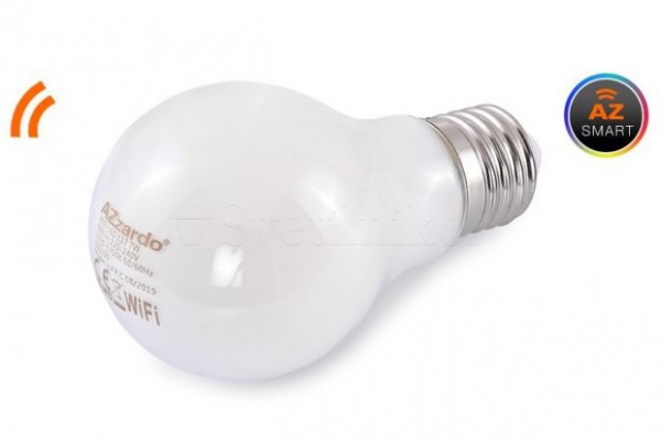 Лампочка Wi-Fi LED E27 7W CCT DIMM SMART Azzardo AZ3209