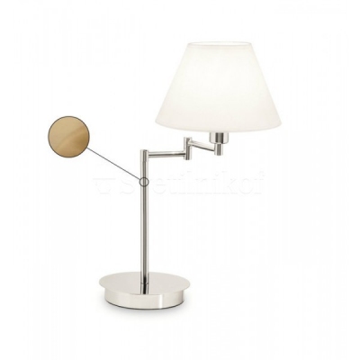 Лампа настольная BEVERLY TL1 OTTONE SATINATO Ideal Lux 140322