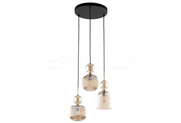 Підвісна люстра SOPHIA 3-R COGNAC TK-Lighting 11041