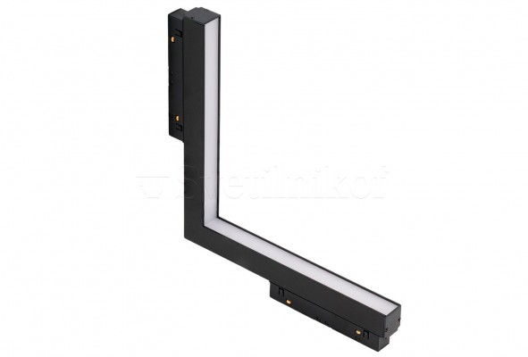 Магнитный трековый светильник ALFA SAGA CORNER B 24W DALI CCT DIMM BK Azzardo AZ6289