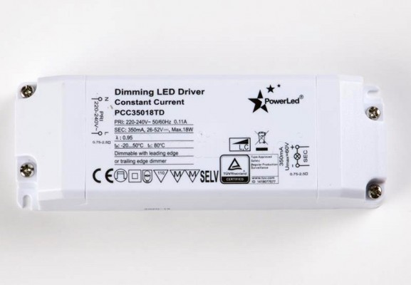 Драйвер 10-18W 350mA TRIAC DIM Searchlight DR350-18TD