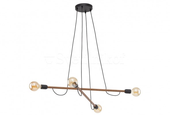 Подвесная люстра HELIX 4 WOOD TK-Lighting 4949