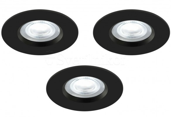 Точечный светильник DON Smart Color LED IP65 BK 3-set Nordlux 2210500003
