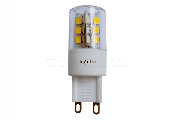 Лампа LED 3W G9 2700K Mantra R09182