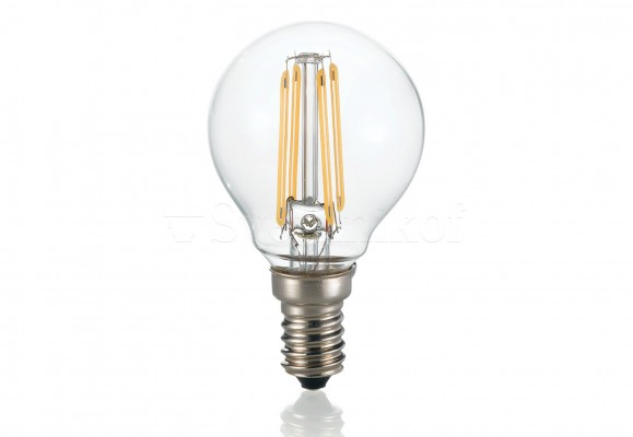 Лампа E14 4W 430lm 3000K CL DIM Ideal Lux 188935