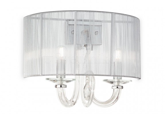 Бра SWAN AP2 Argento Ideal Lux 208503