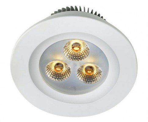 Точковий світильник для ванної MARKSLOJD ZEUS 5-Komplet White 105799