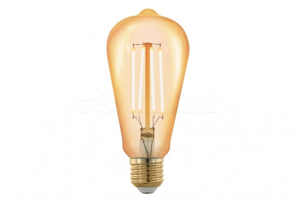 Лампа Eglo LM-E27-LED ST64 4W AM 1700K DIM 11696