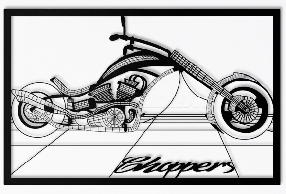 Арт-панель Motorbike 90 cm Imperium Light 5510790.050.05