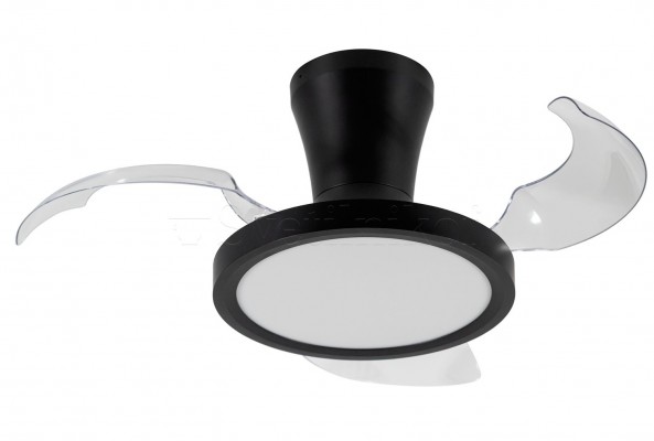 Люстра-вентилятор BREEZE LED BK TK-Lighting 18199