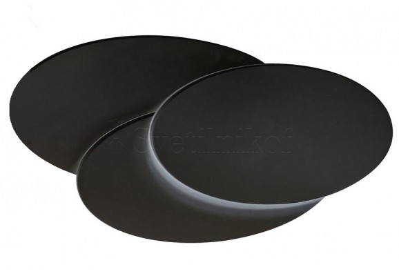 Настінний світильник Clover oval (black) Azzardo AZ2997