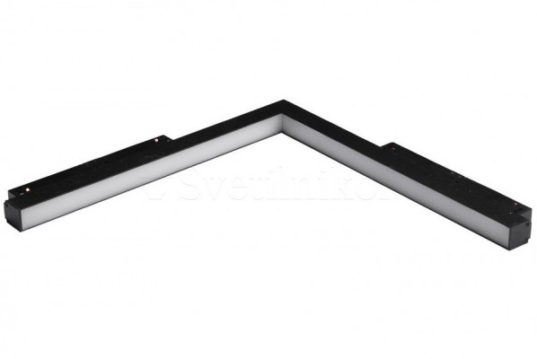 Магнитный трековый светильник ALFA SAGA II CORNER B 25W 3000K BK Azzardo AZ5498