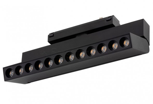 Трековий світильник магнітний LVM OUT 12W 3000K BK Nowodvorski 11313