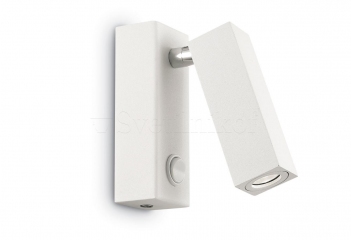 Спот настінний PAGE AP1 SQUARE BIANCO Ideal Lux 142258