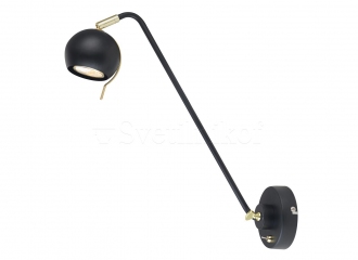 Настенный светильник Italux Charissa MB-H16049TLK-1-B/G