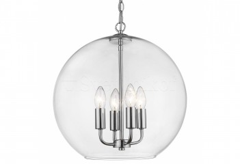 Підвісна люстра PRAGUE 4 Cosmolight P04974CH