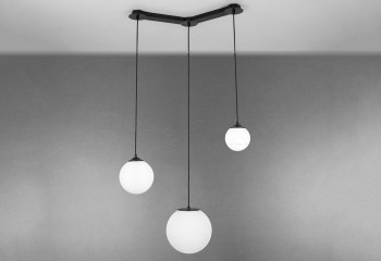 Подвесная люстра RIVER 3 BK Imperium Light 294350.05.01