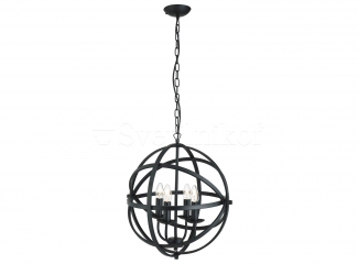 Підвісна люстра Searchlight Orbit 2474-4BK