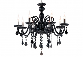 Підвісная люстра GIUDECCA SP8 NERO Ideal Lux 032511