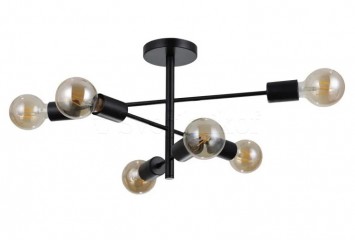 Потолочная люстра PIANSI Italux PND-4025-6-BL